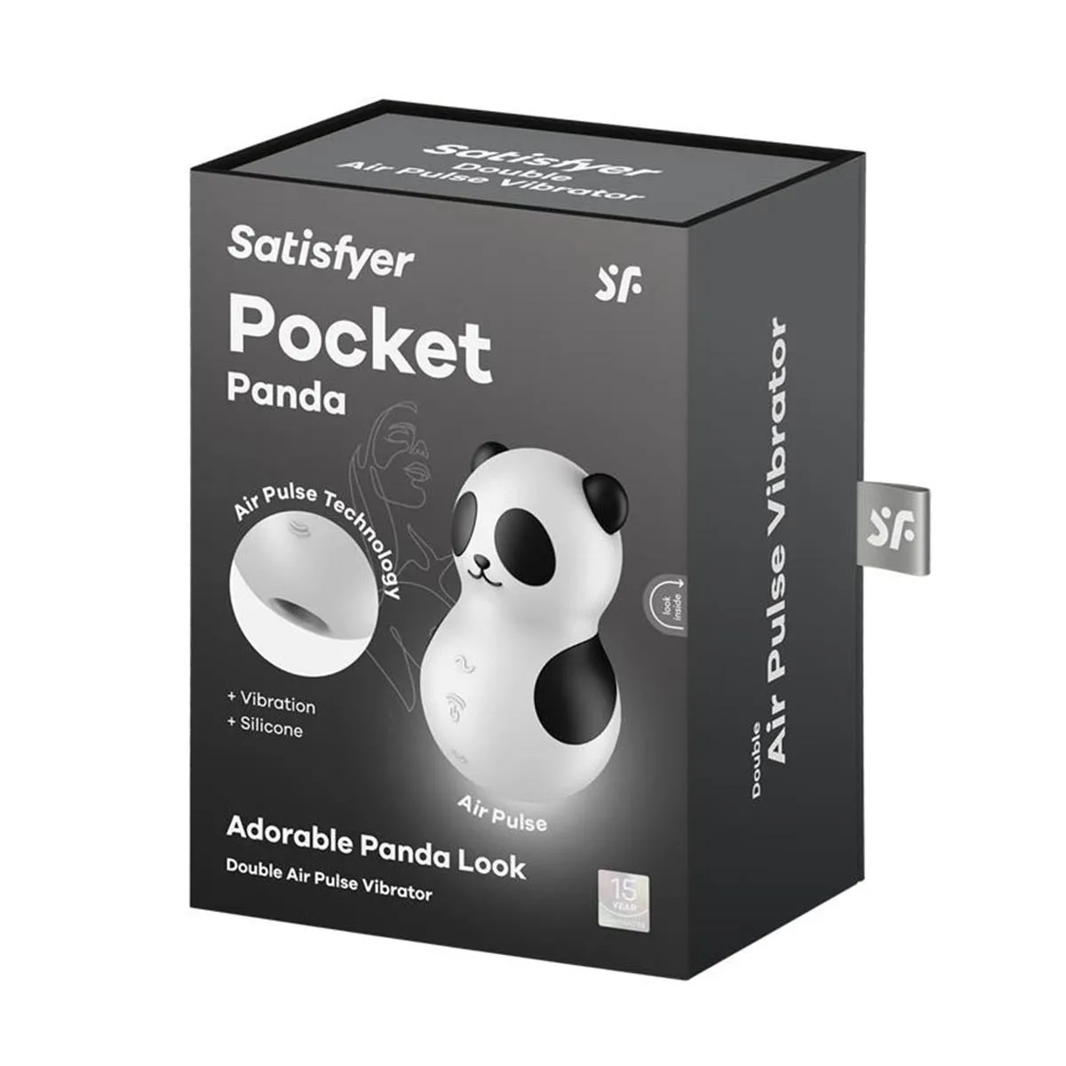 Succionador y Vibrador Pocket Panda Double Air - Satisfyer