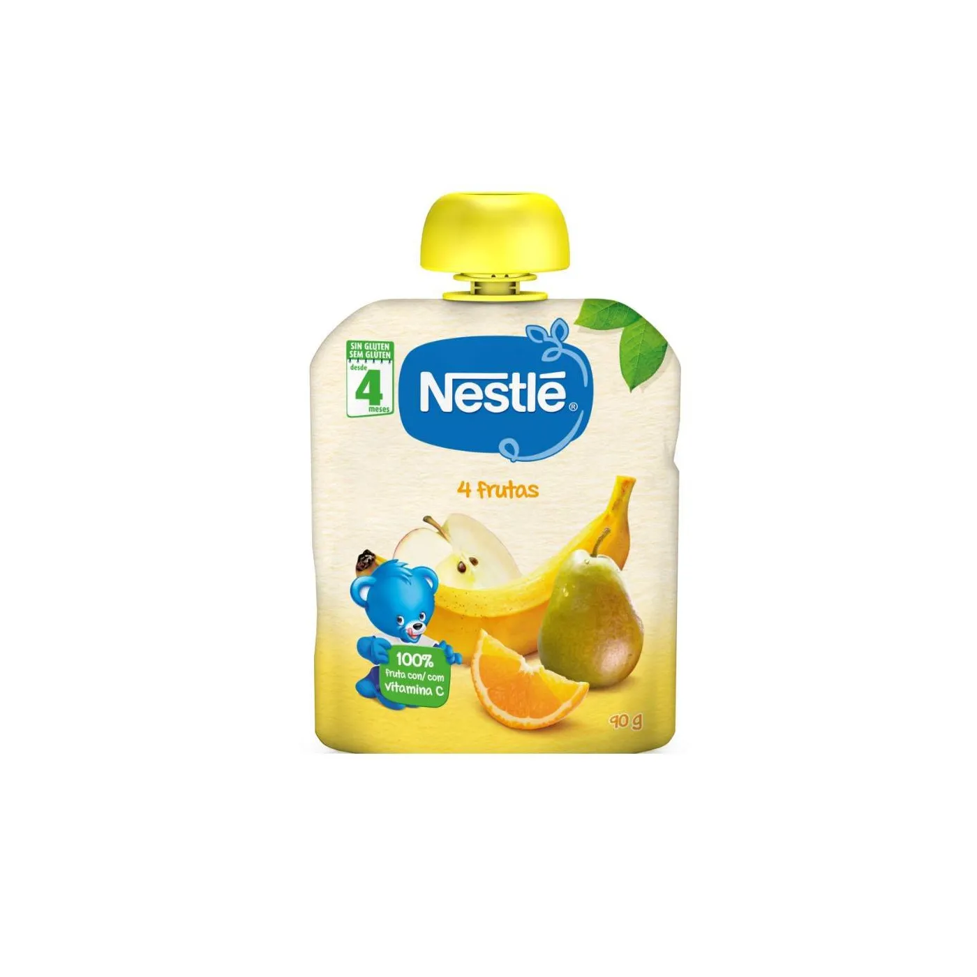Nestl Bolsita 4 Frutas 4x90g
