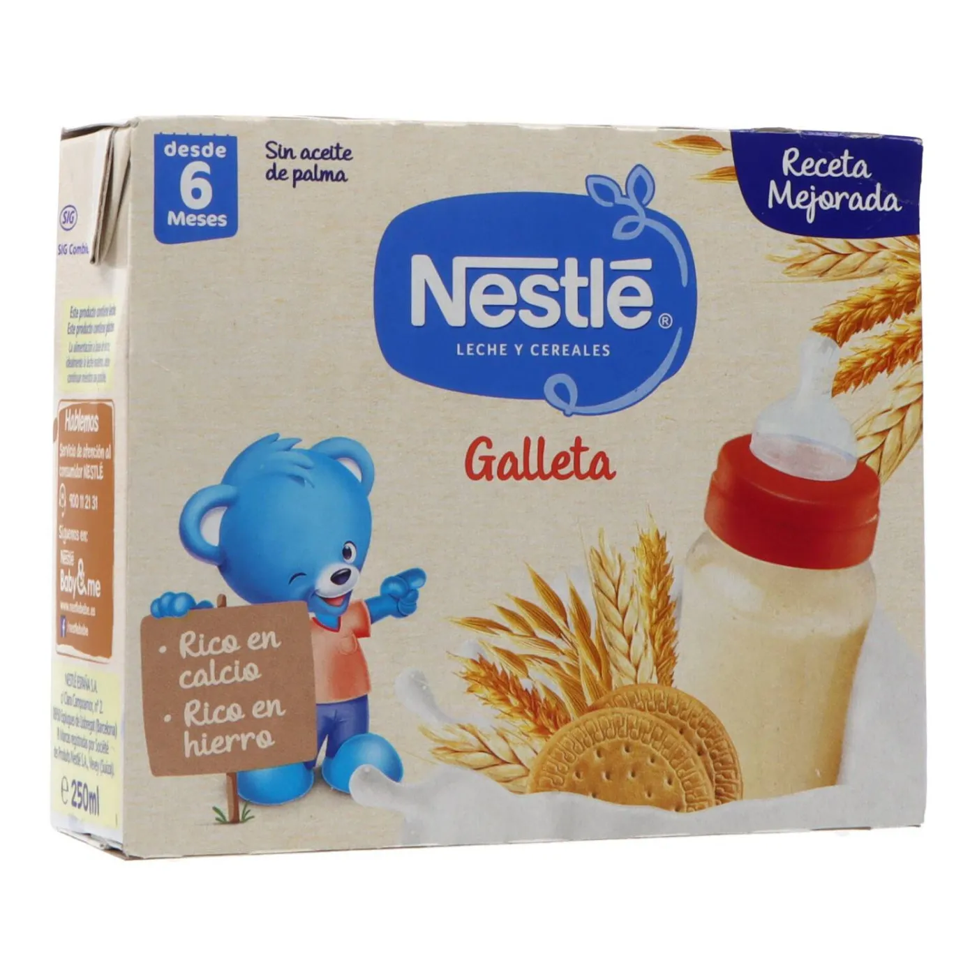 Nestle Papilla Liquida Galleta 2x250 g