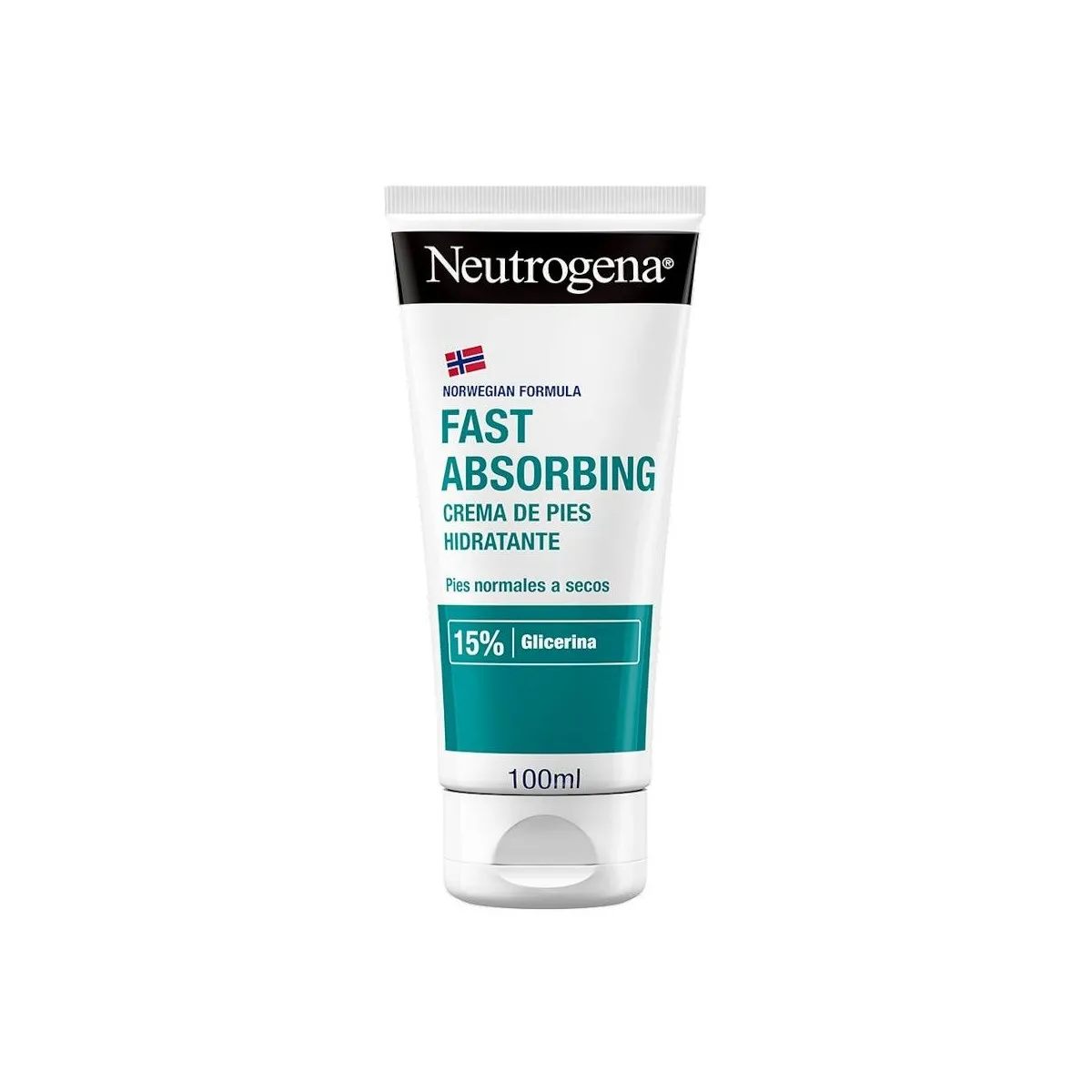 Neutrogena Fórmula Noruega Crema De Pies Absorción Inmediata (100 Ml), Crema Hidratante Para Pies Normales A Secos, Crema No Gra