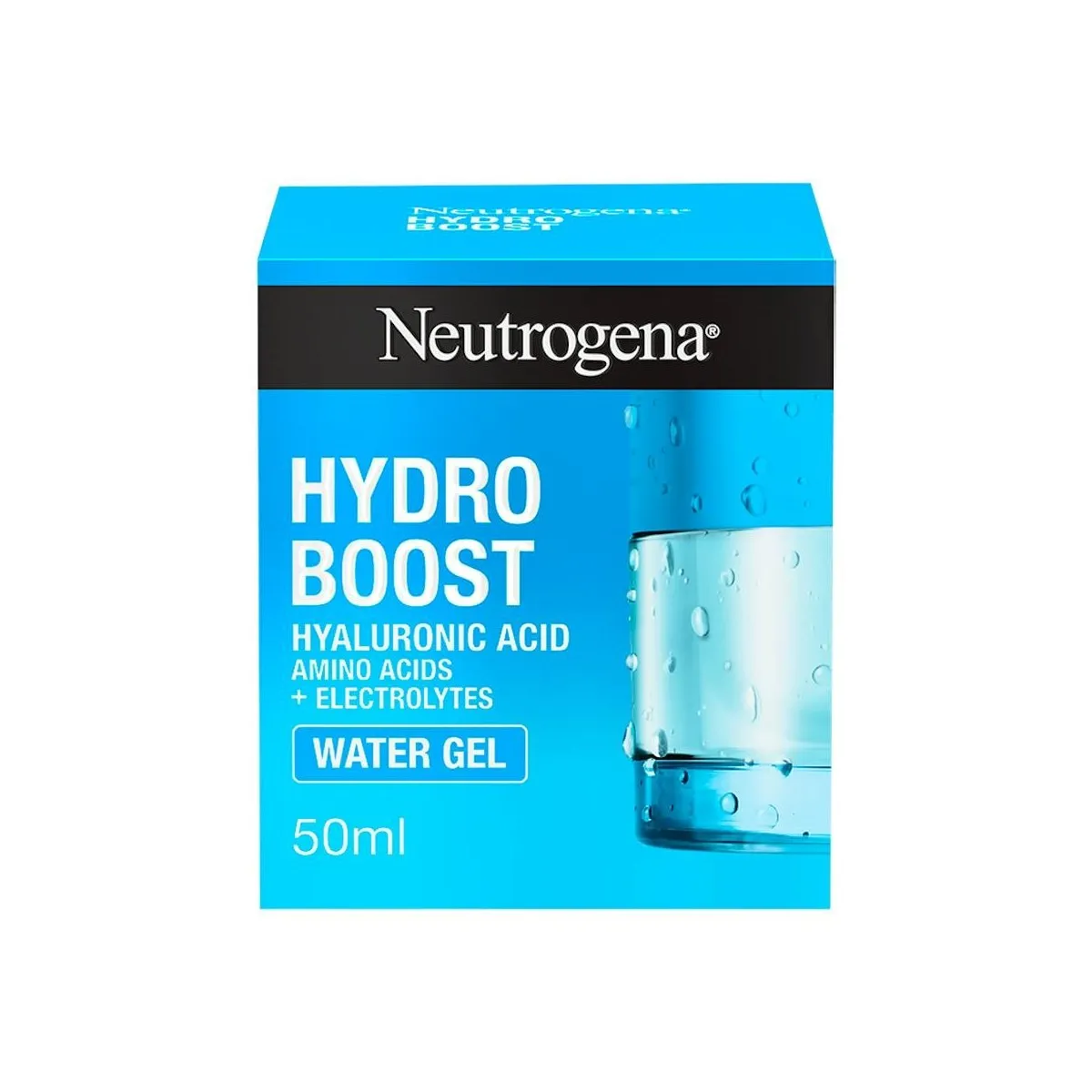 Neutrogena Hydro Boost Gel De Agua (50 Ml), Gel Hidratante Facial Para Pieles Normales Y Mixtas, Con Fórmula No Grasa A Base De