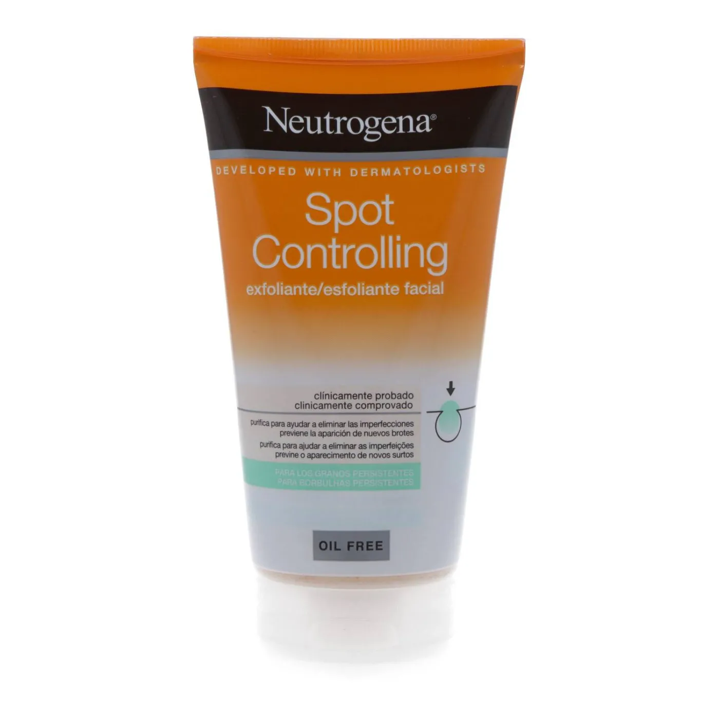 Neutrogena Visibly Clear Exfoliante Diario 150 M