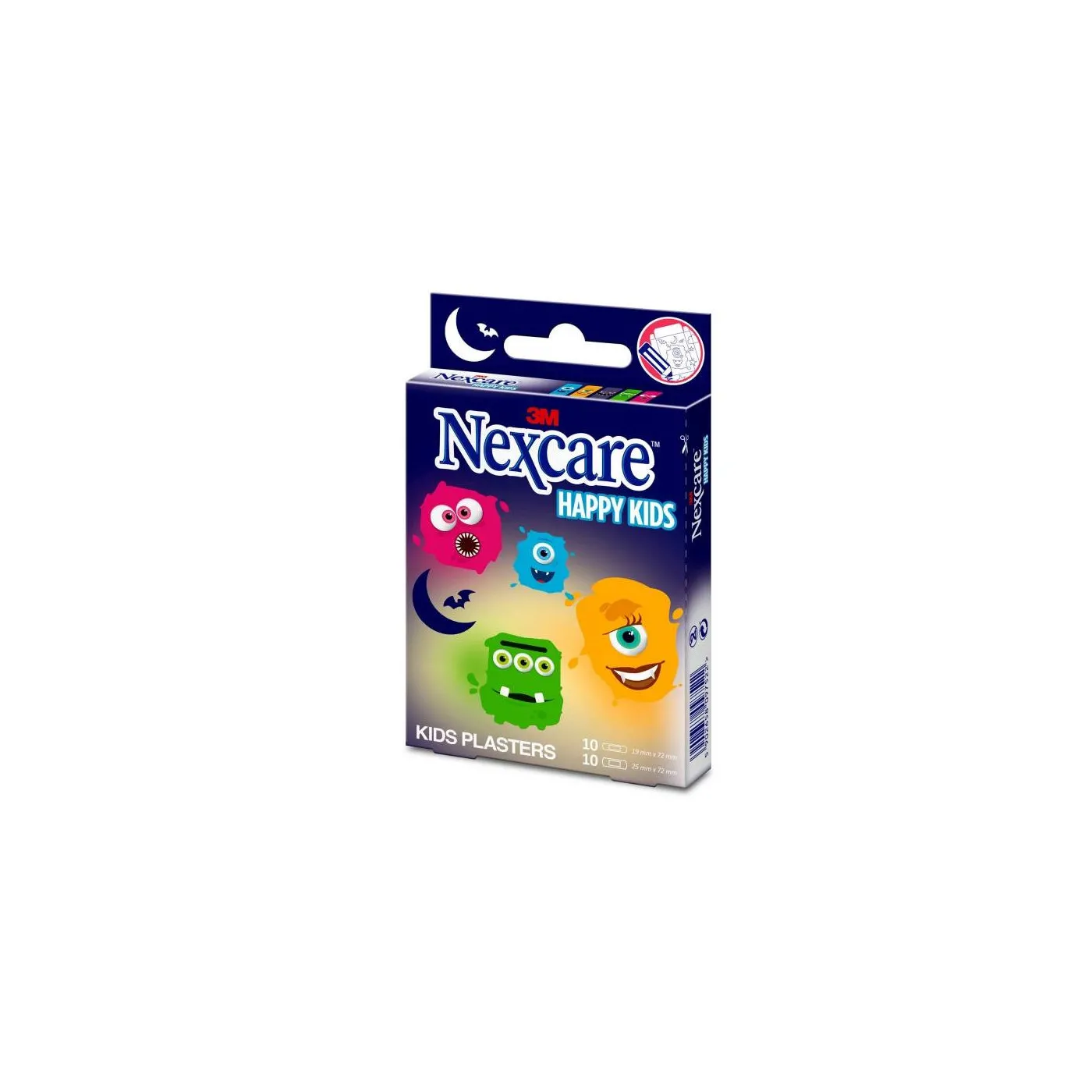 Nexcare Kids Plasters Monsters 20 Surtid