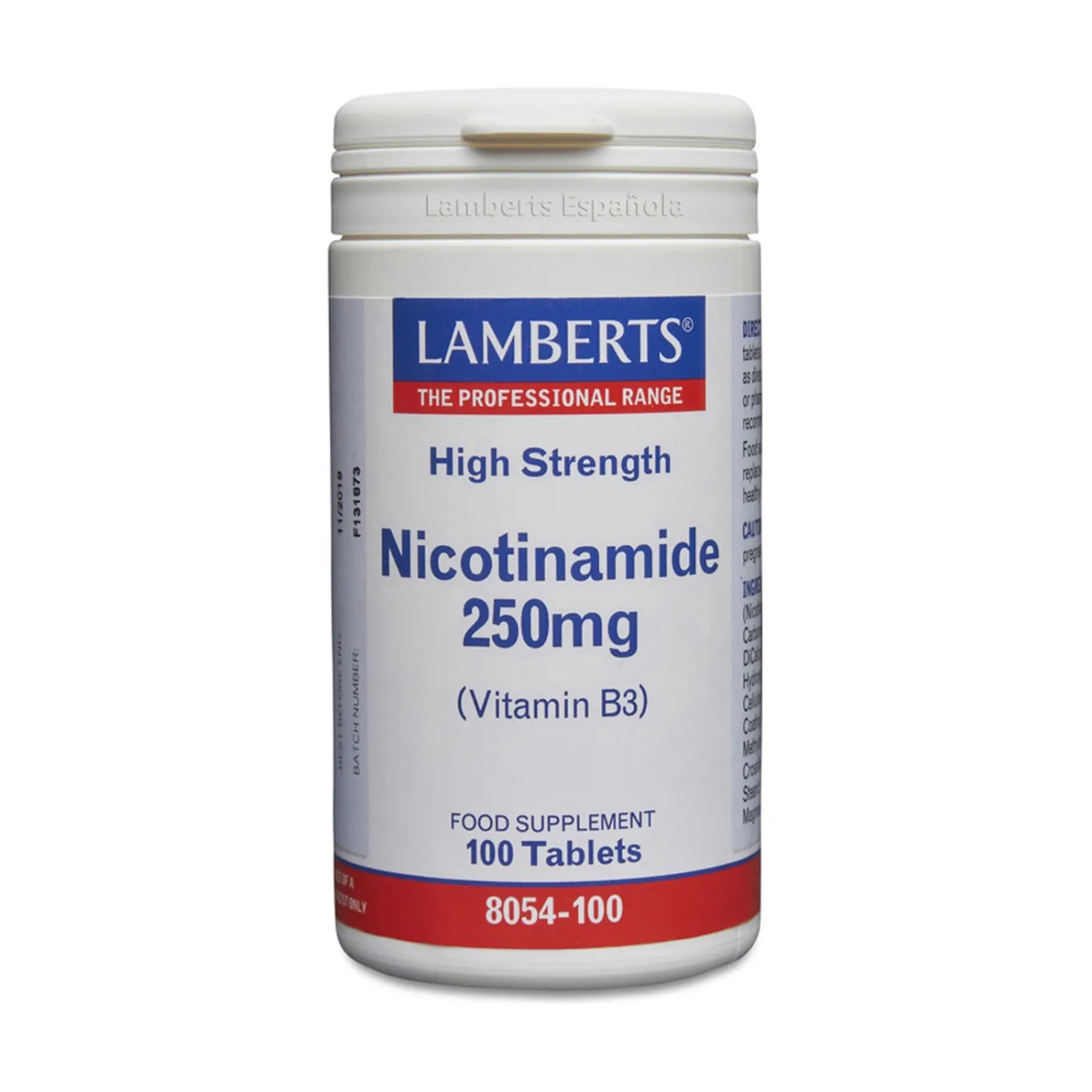 Nicotinamida 250mg 100 Comps Lamberts