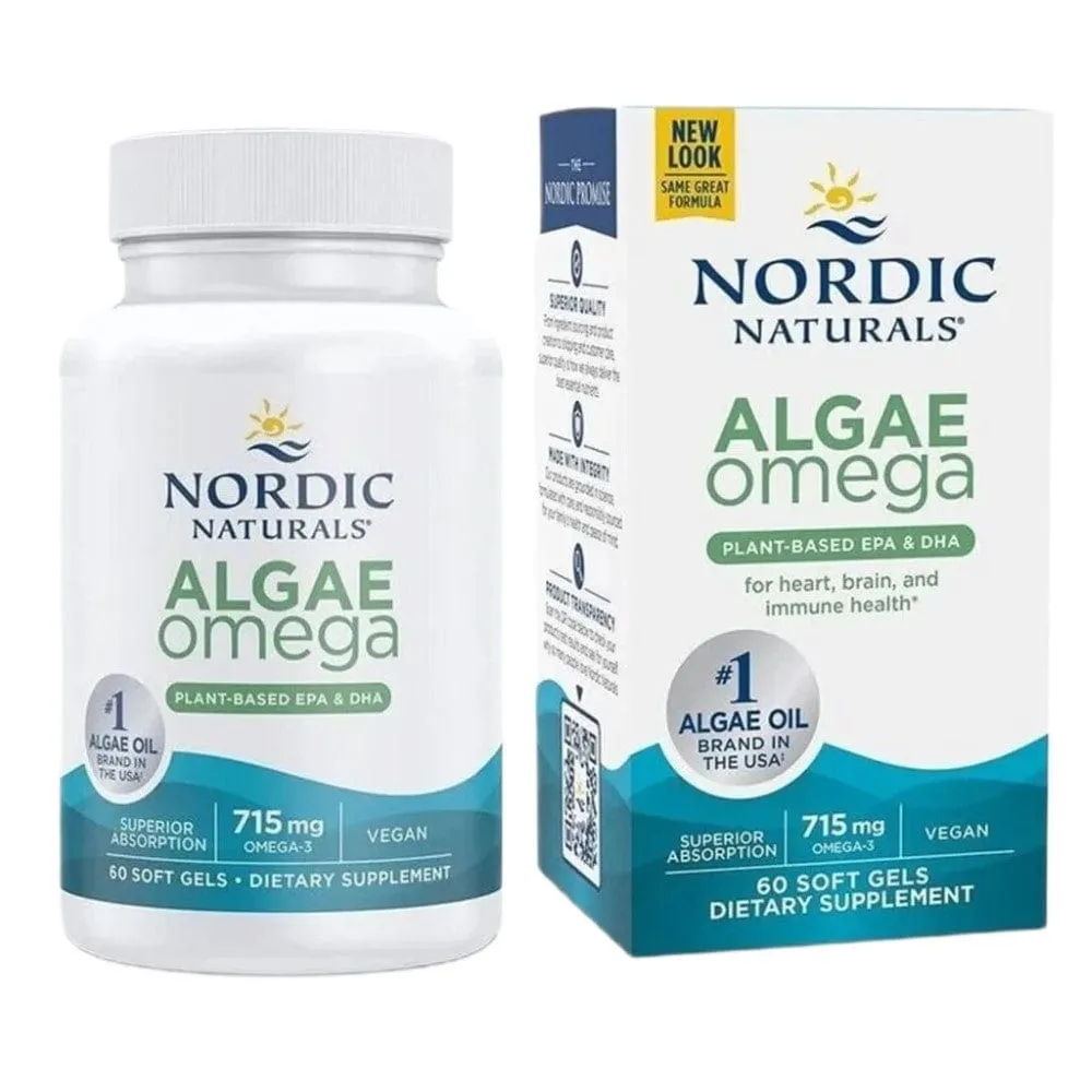 Nordic Naturals Omega de algas 715 mg - 60 Cápsulas blandas