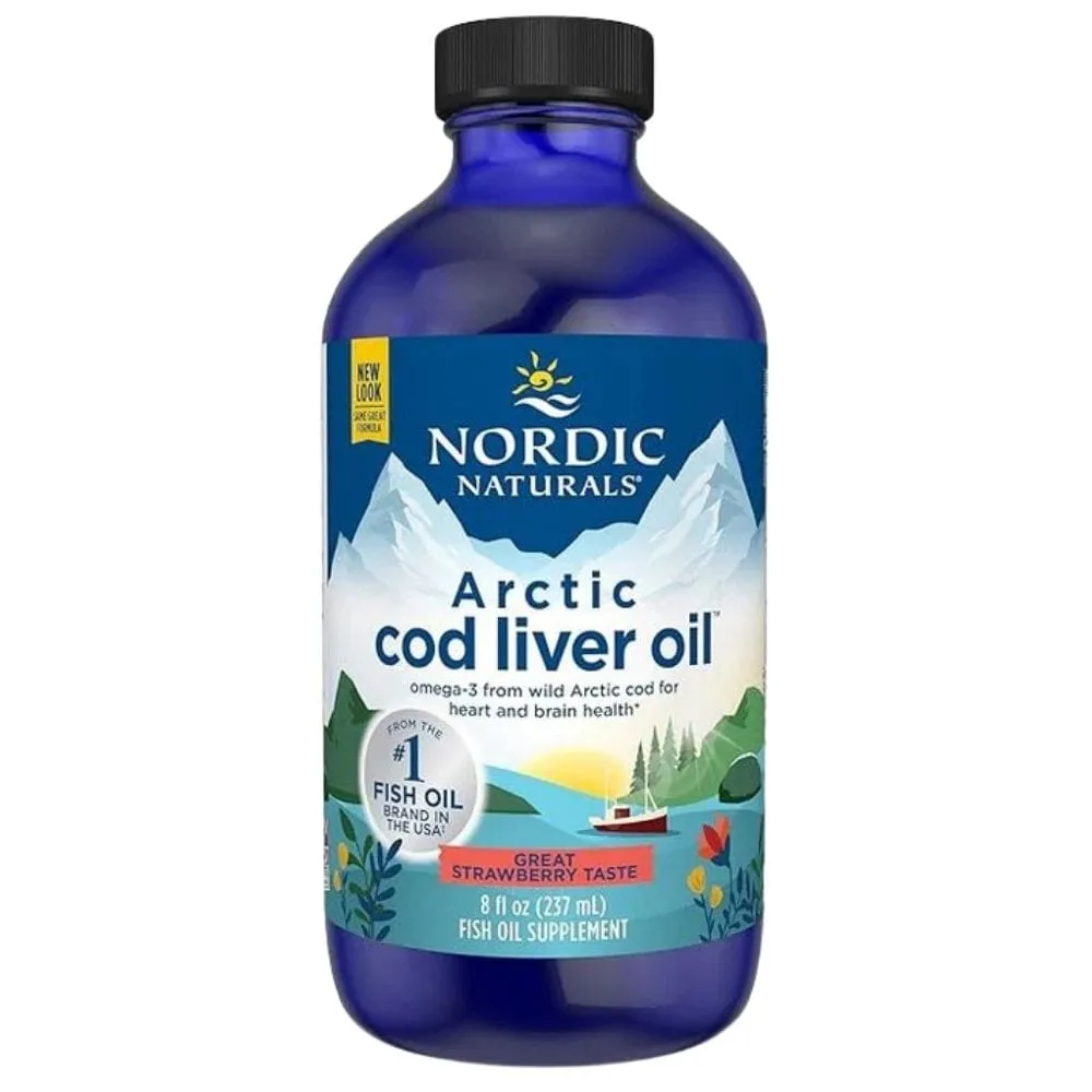 Nordic Naturals Arctic Aceite de Hígado de Bacalao, St RAW baya - 237 ml
