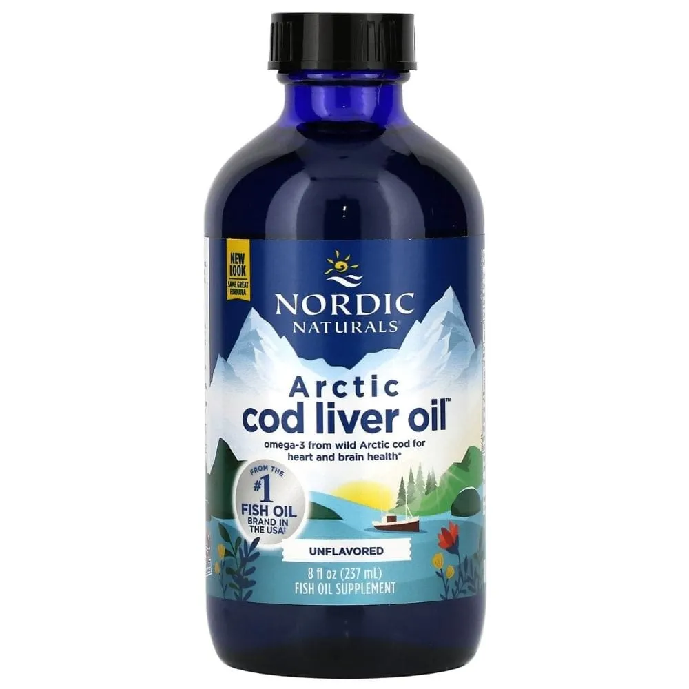 Nordic Naturals Arctic-D Aceite de Hígado de Bacalao - 237 ml