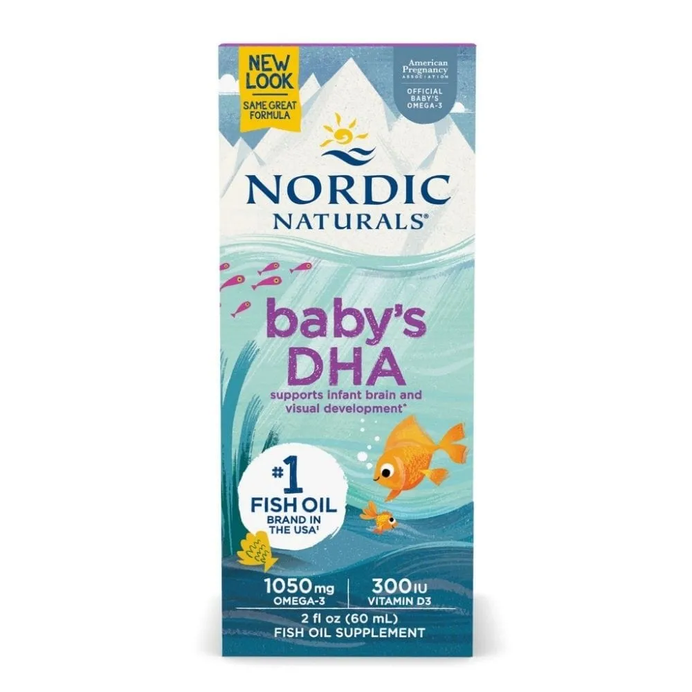 Nordic Naturals Baby's DHA 1050 mg Omega-3 + Vitamina D3 300 UI - 60 ml
