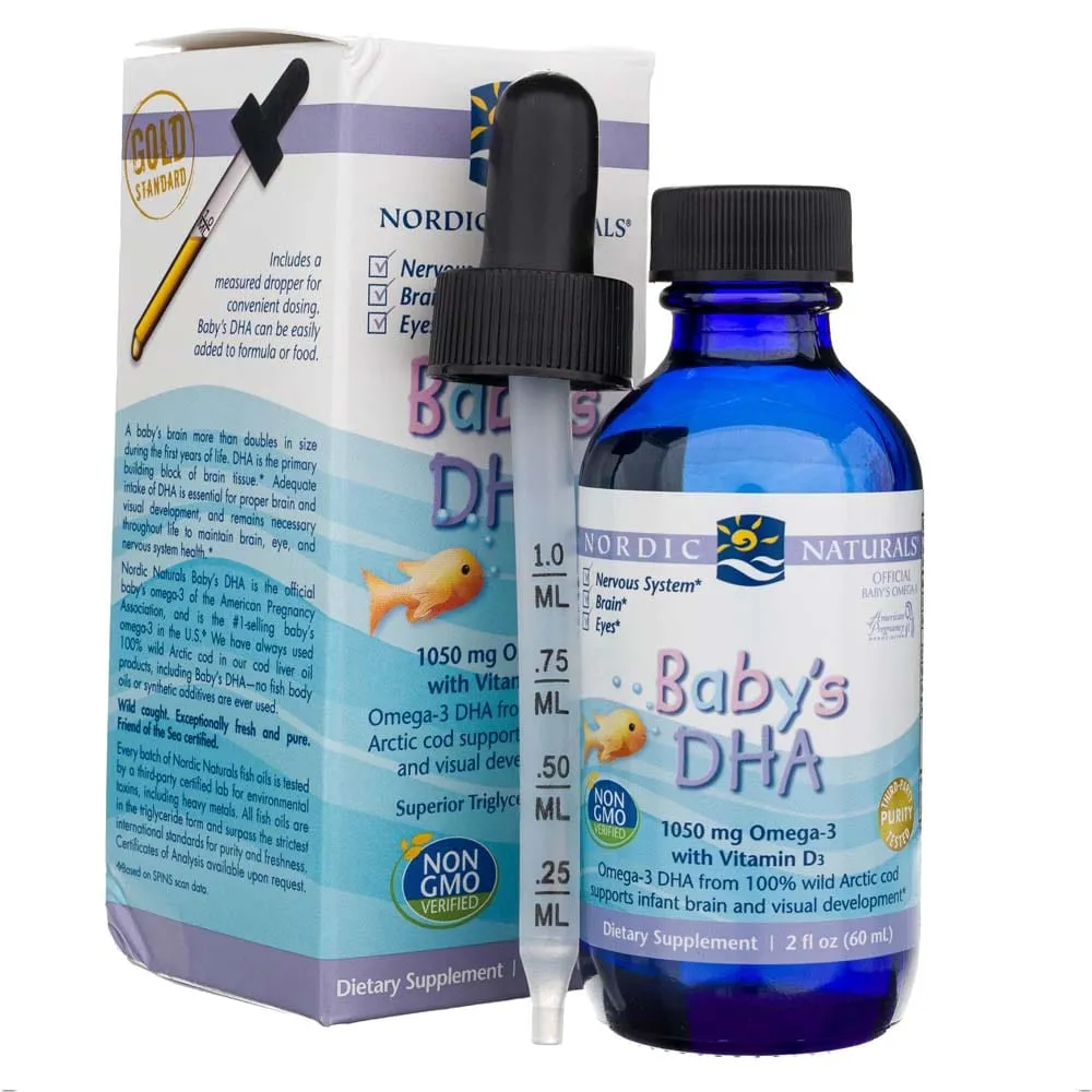 Nordic Naturals Baby's DHA, sin sabor - 60 ml