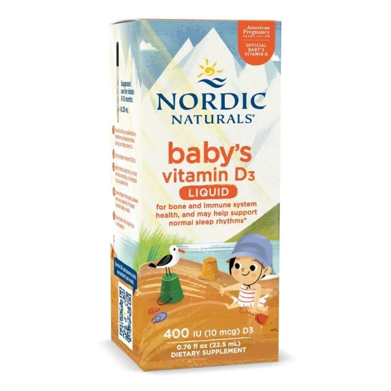 Nordic Naturals Baby's Vitamin D3 400 UI - 22,5 ml