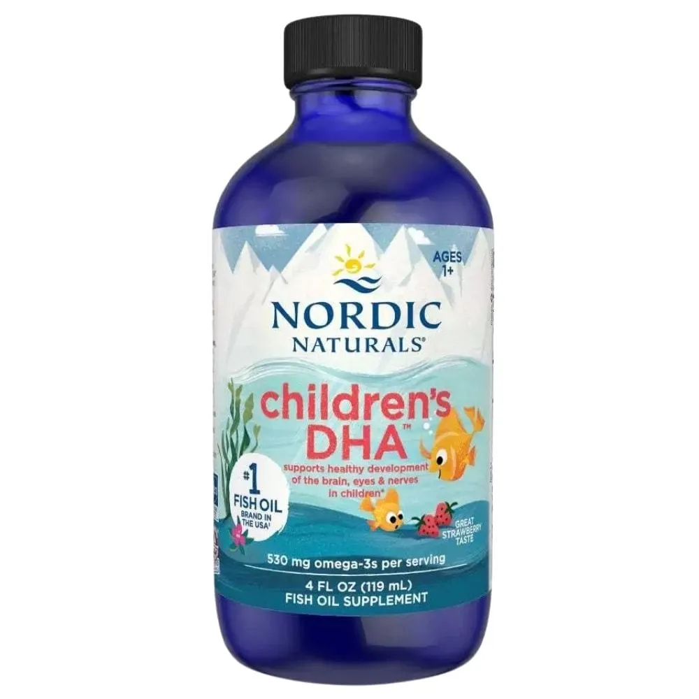 Nordic Naturals DHA infantil, st RAW sabor bayas - 119 ml