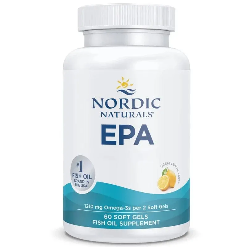 Nordic Naturals EPA Omega-3, Limón 1210 mg - 60 Cápsulas blandas