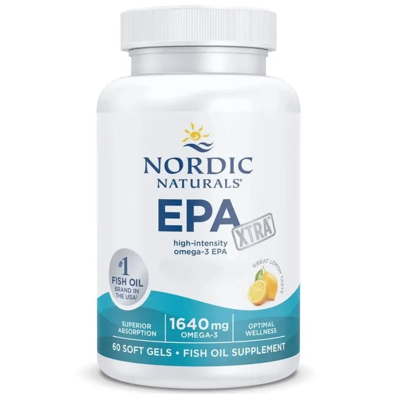 Nordic Naturals EPA Xtra Omega-3, Limón 1640 mg - 60 Cápsulas blandas