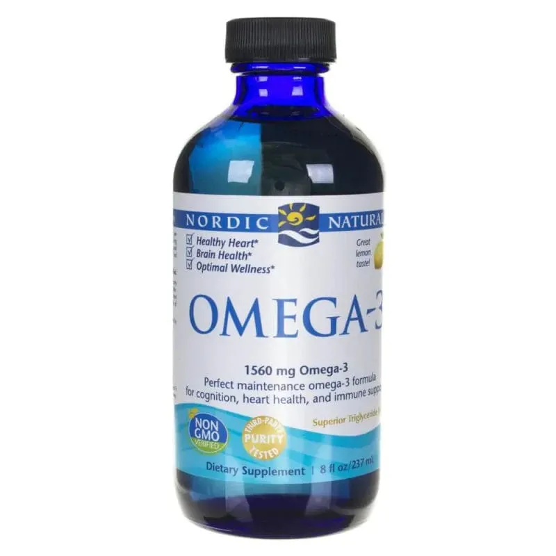 Nordic Naturals Omega-3 1560 mg, sabor limón - 237 ml