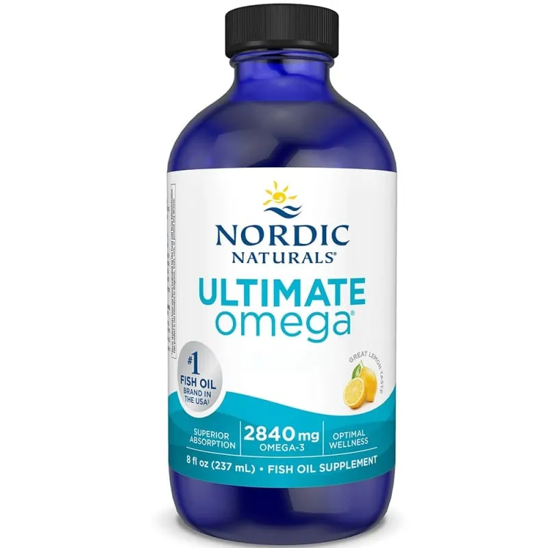 Nordic Naturals Ultimate Omega, Limón 2840 mg - 237 ml