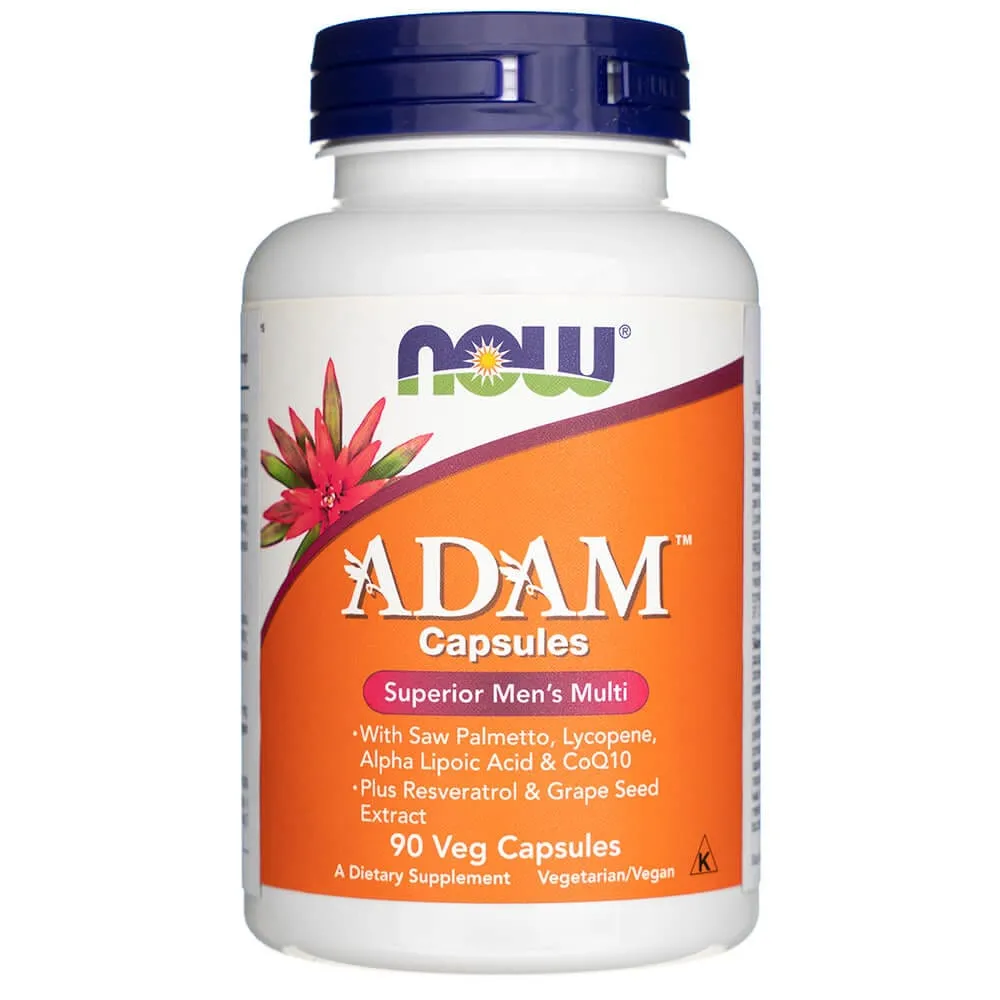 Now Foods ADAM Men's Multiple Vitamin - 90 Cápsulas vegetales