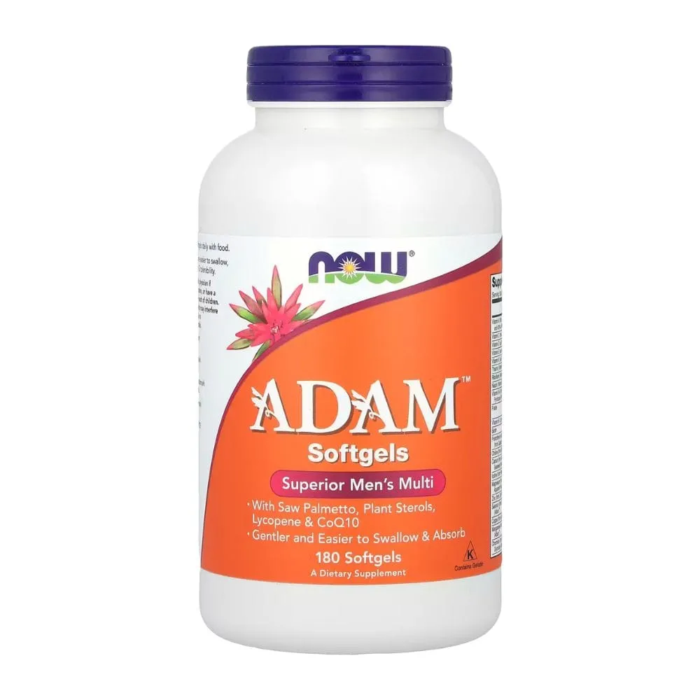 Now Foods ADAM, Superior Men's Multi - 180 cápsulas blandas