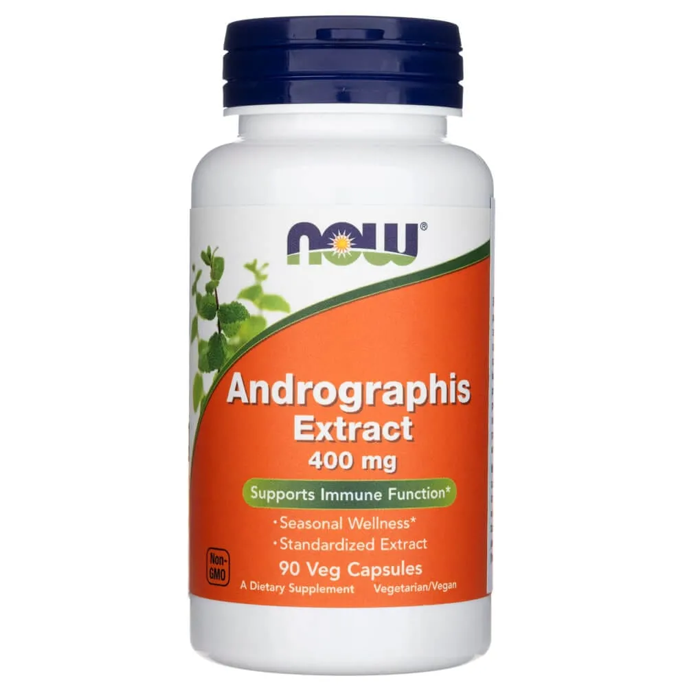 Now Foods Extracto de Andrographis 400 mg - 90 cápsulas vegetales