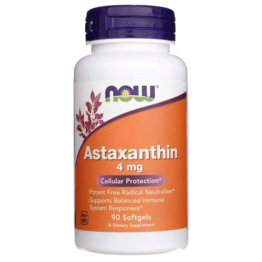 Now Foods Astaxantina 4 mg - 90 cápsulas blandas