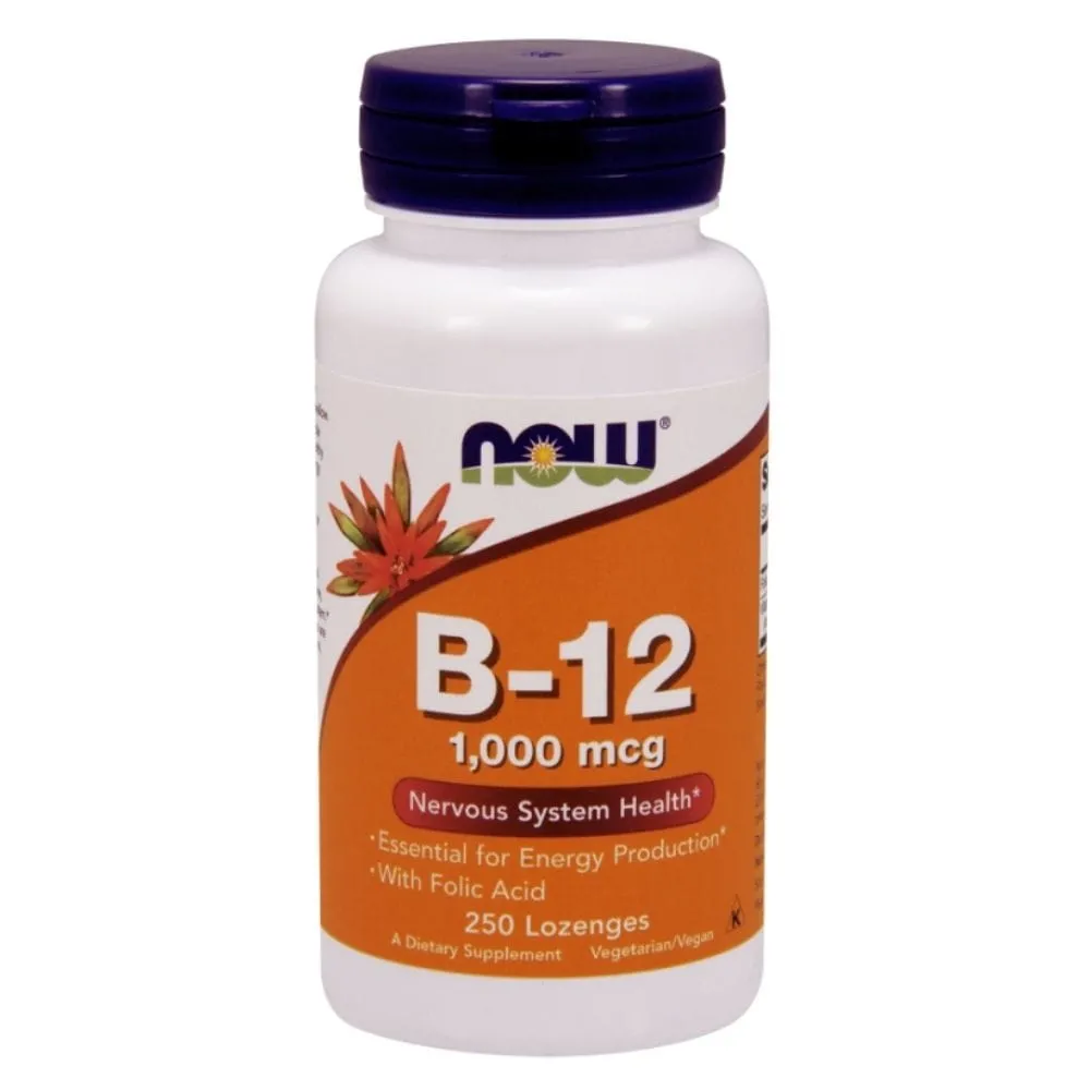 Now Foods B-12 100 mcg - 250 Pastillas