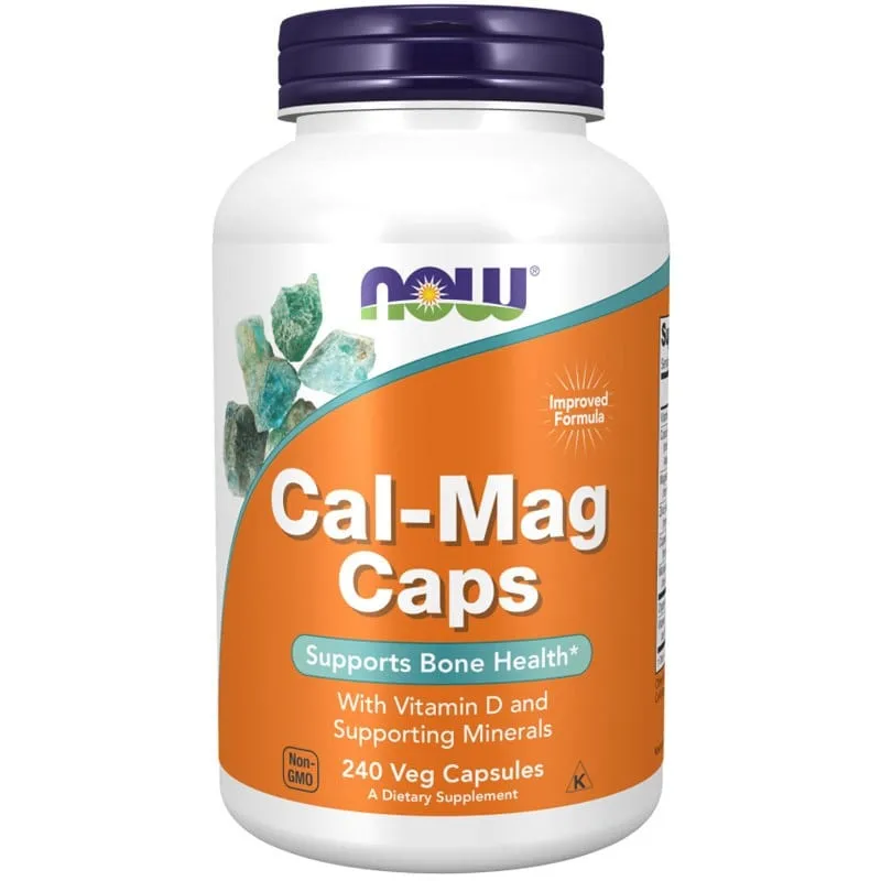Now Foods Cal-Mag Caps - 240 Cápsulas