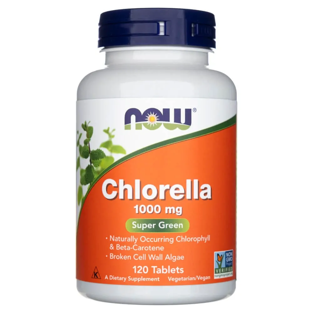 Now Foods Chlorella 1000 mg - 120 Tabletas