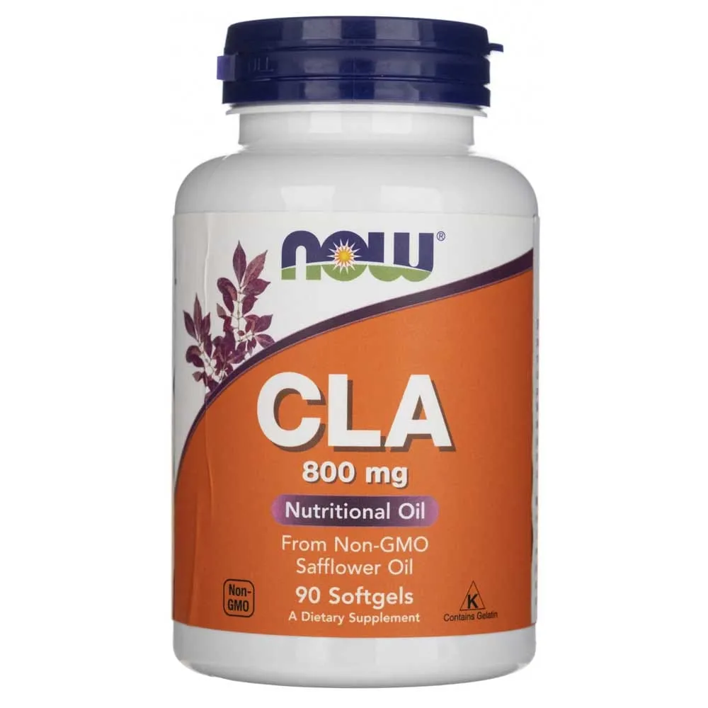 Now Foods CLA (Ácido Linoleico Conjugado) 800 mg - 90 Cápsulas blandas