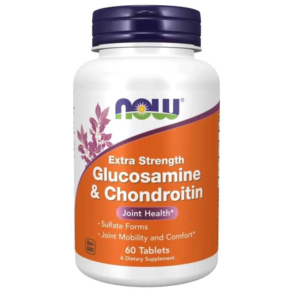 Now Foods Glucosamina y Condroitina - 60 Tabletas