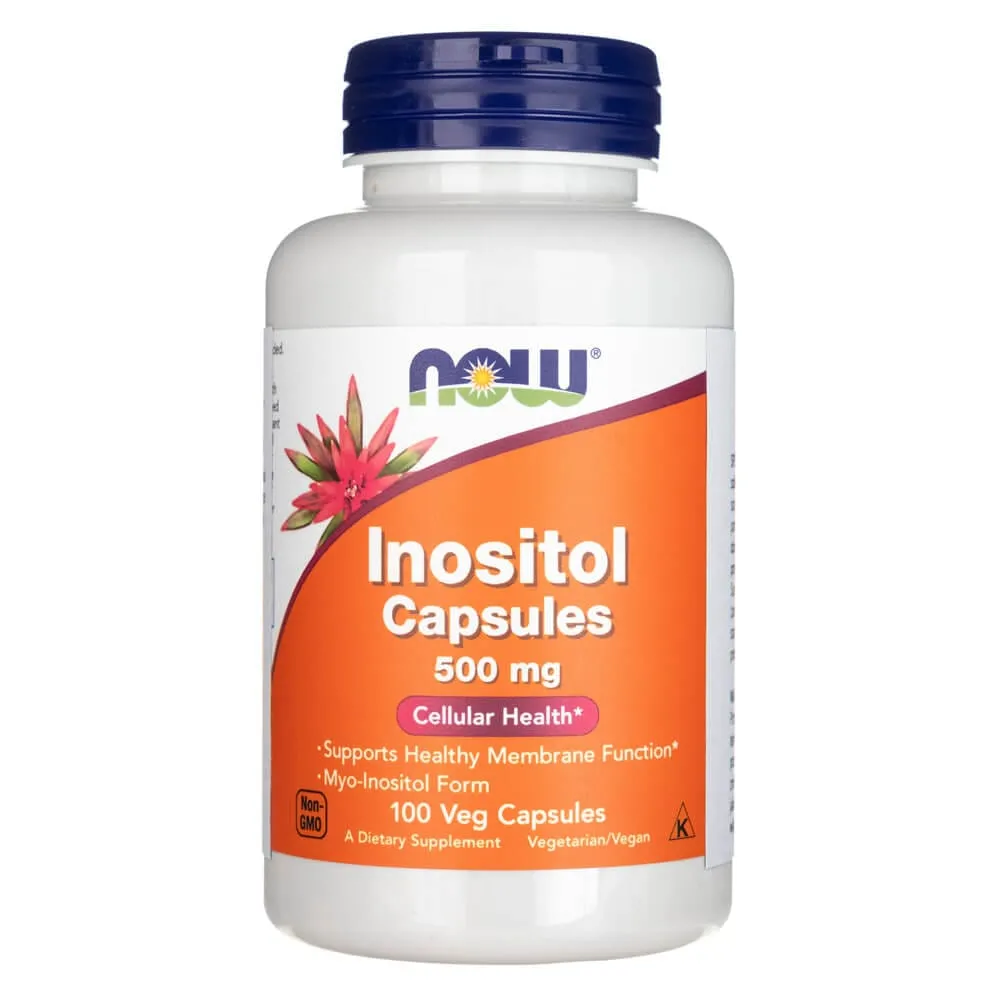 Now Foods Inositol 500 mg - 100 Cápsulas Vegetales