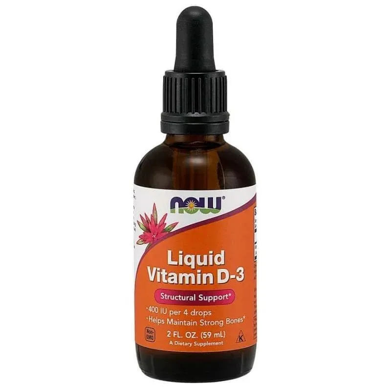 Now Foods Vitamina D-3 líquida - 59 ml
