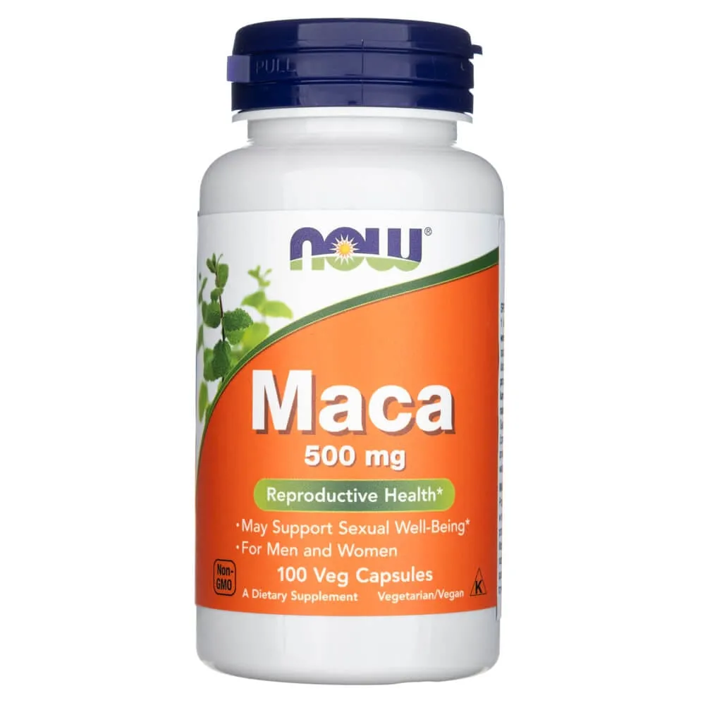 Now Foods Maca 500 mg - 100 Cápsulas Vegetales