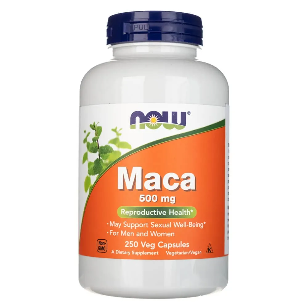 Now Foods Maca 500 mg - 250 Cápsulas Vegetales
