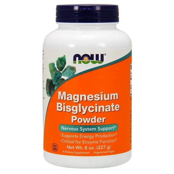 Now Foods Bisglicinato de magnesio en polvo - 227 g