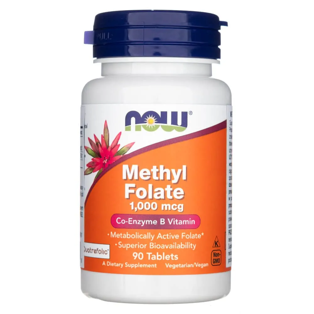 Now Foods Metilfolato 1000 mcg - 90 Tabletas
