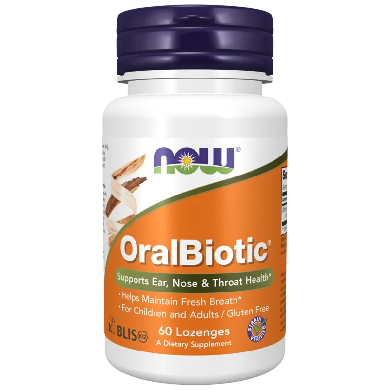 Now Foods OralBiotic ® - 60 Pastillas