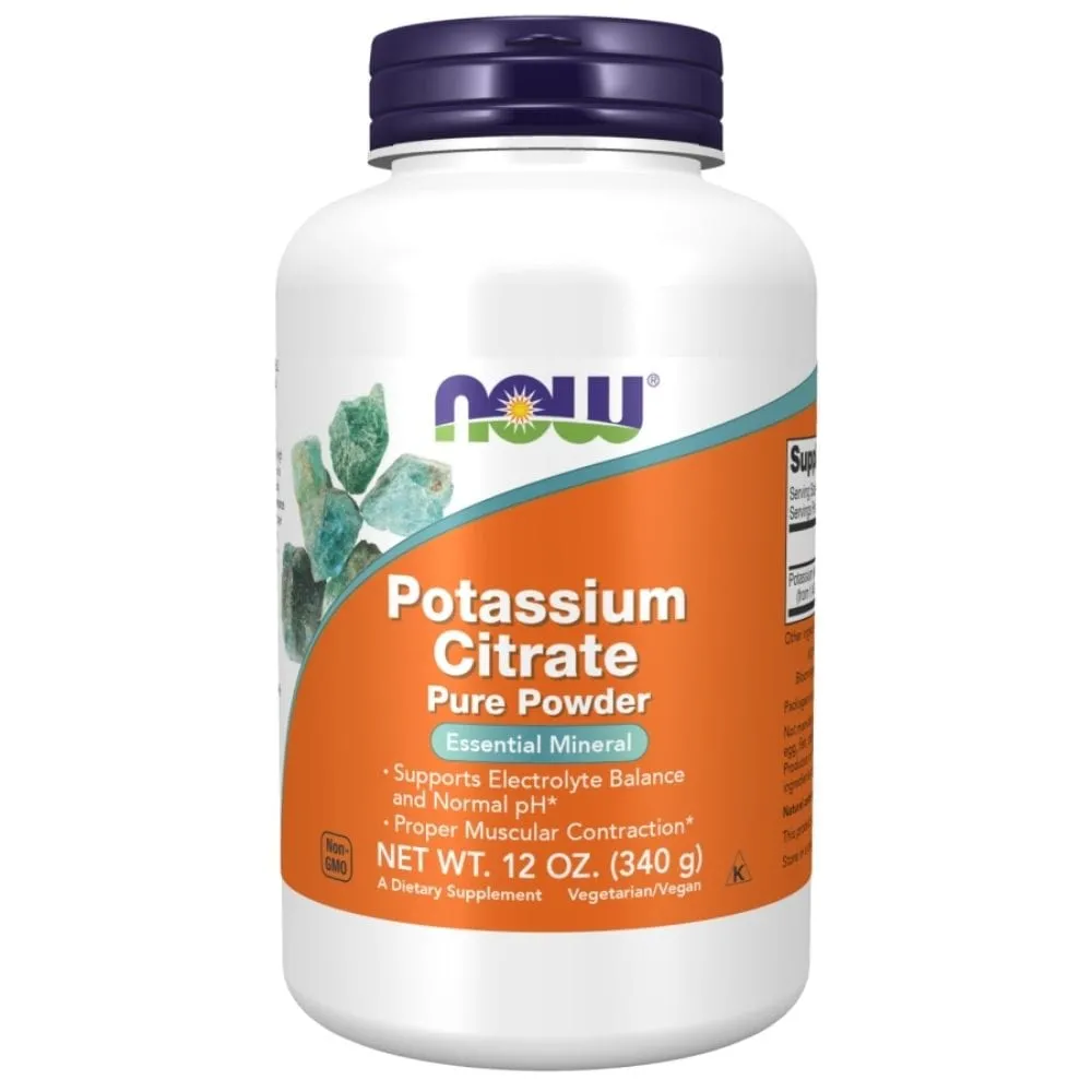 Now Foods Citrato de potasio en polvo - 340 g