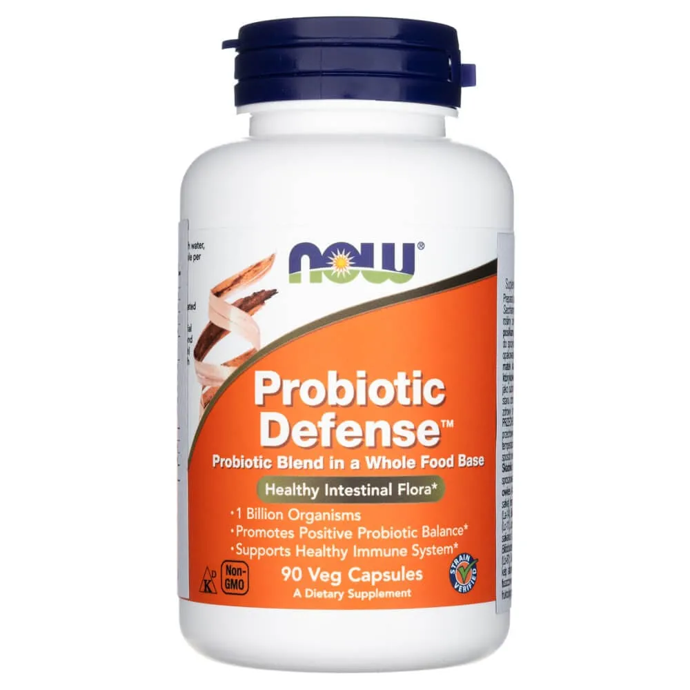 Now Foods Probiotic Defense - 90 cápsulas vegetales
