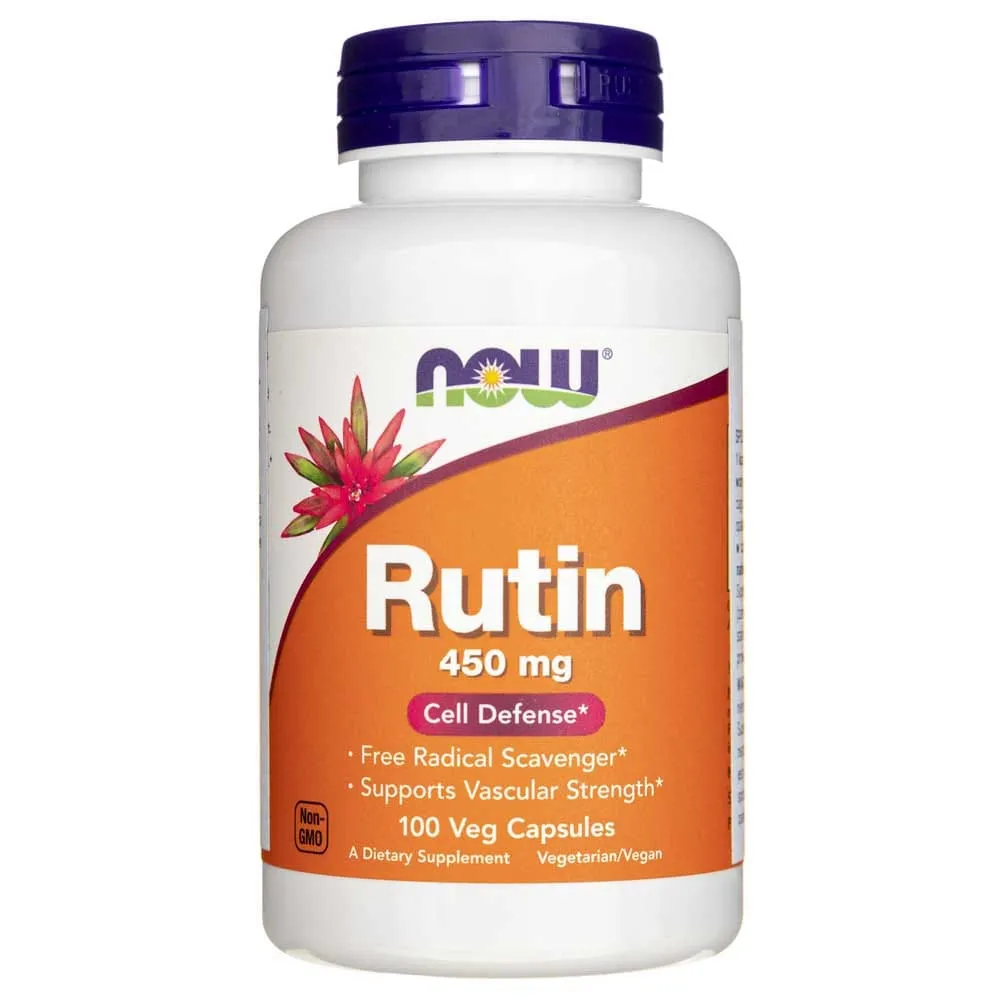 Now Foods Rutina 450 mg - 100 Cápsulas Vegetales