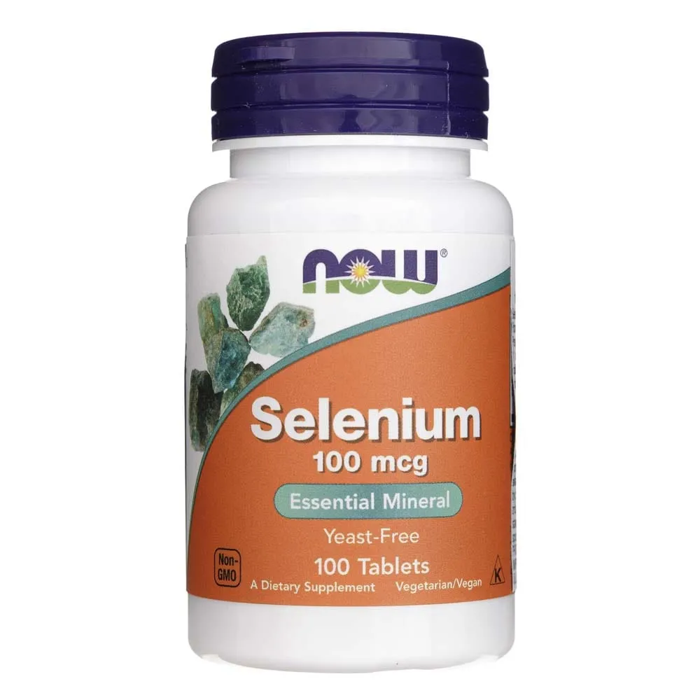 Now Foods Selenio 100 mcg - 100 Tabletas