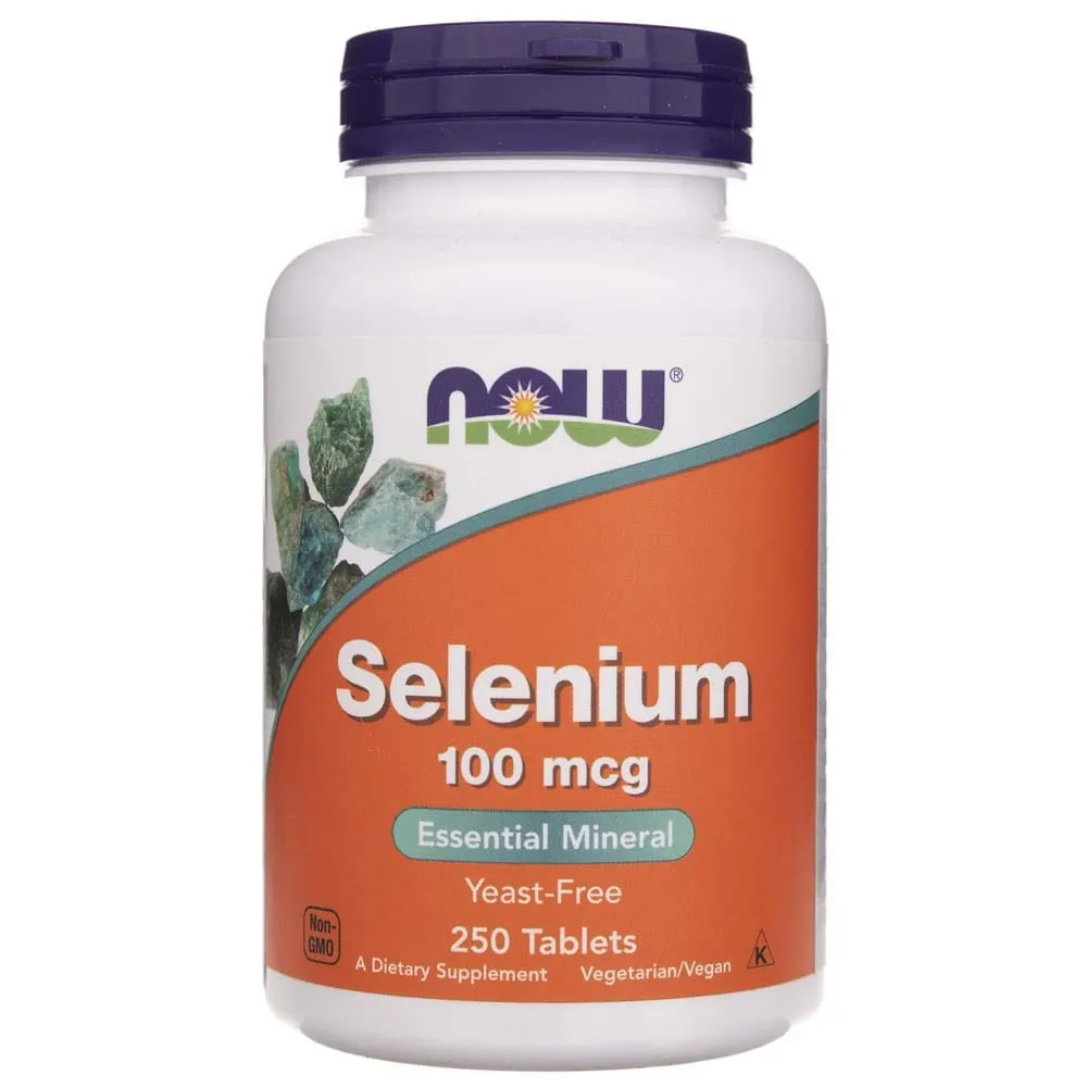 Now Foods Selenio 100 mcg - 250 Tabletas