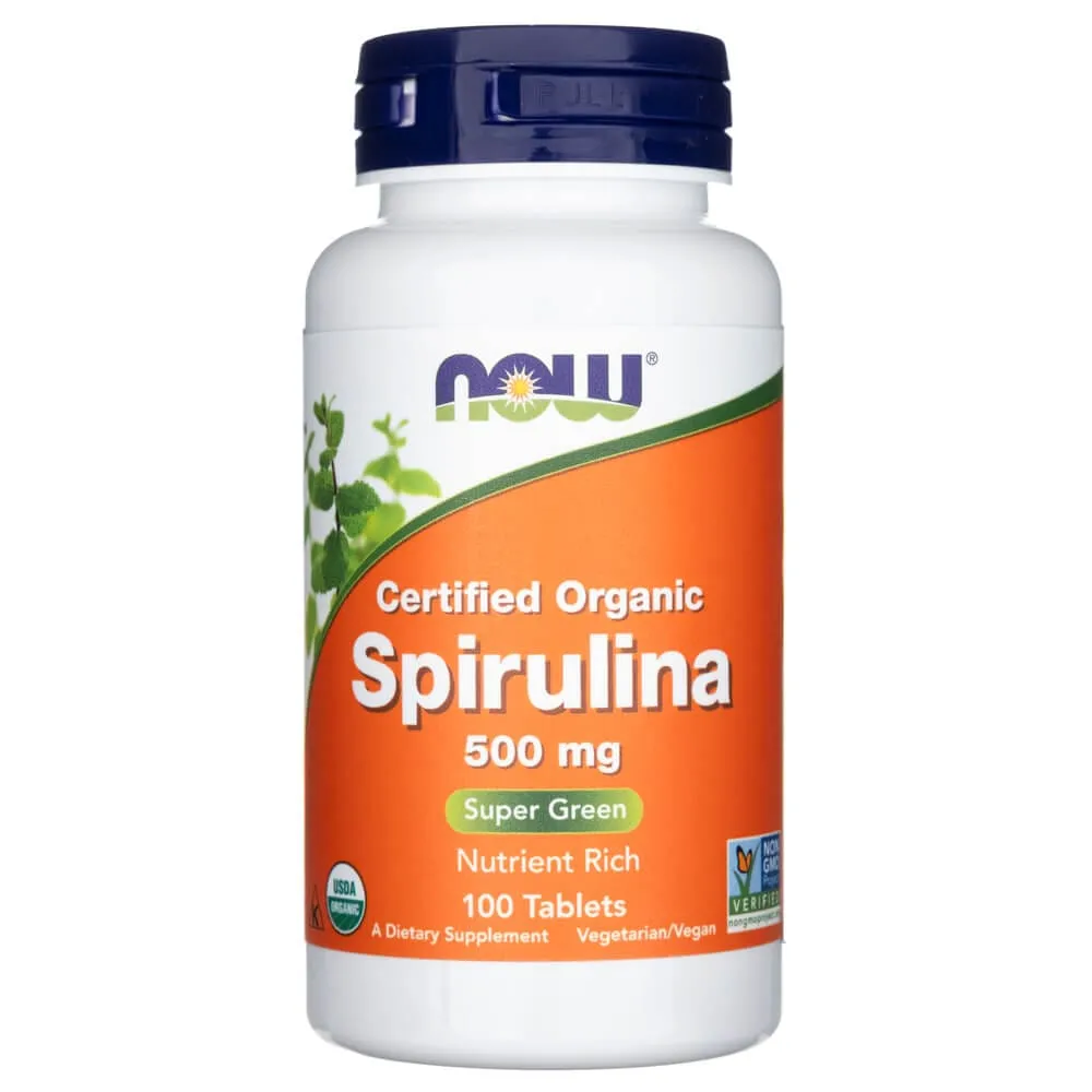 Now Foods Espirulina 500 mg - 100 Tabletas