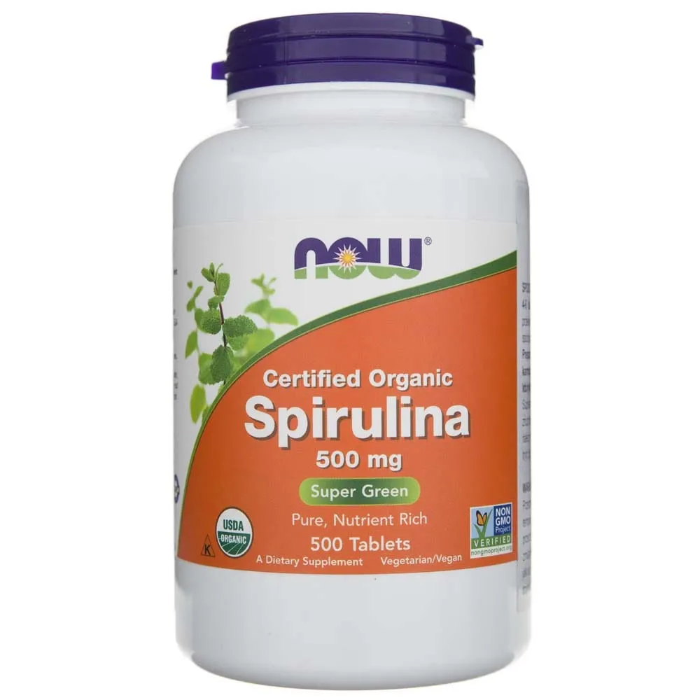 Now Foods Espirulina 500 mg - 500 Tabletas