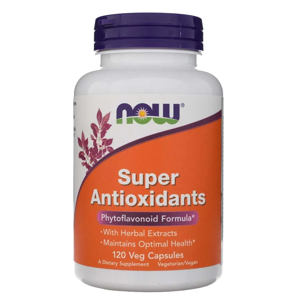Now Foods Super Antioxidantes - 120 Cápsulas Vegetales