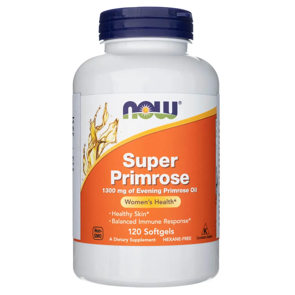 Now Foods Super Primrose 1300 mg - 120 Cápsulas blandas