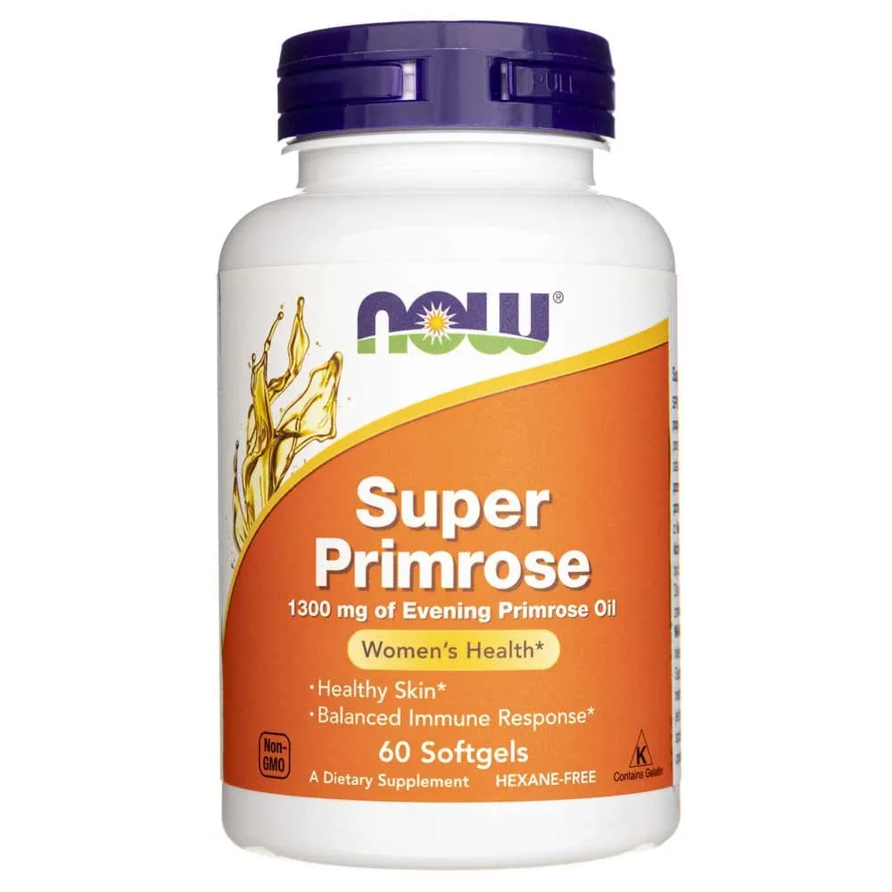 Now Foods Super Primrose 1300 mg - 60 Cápsulas blandas