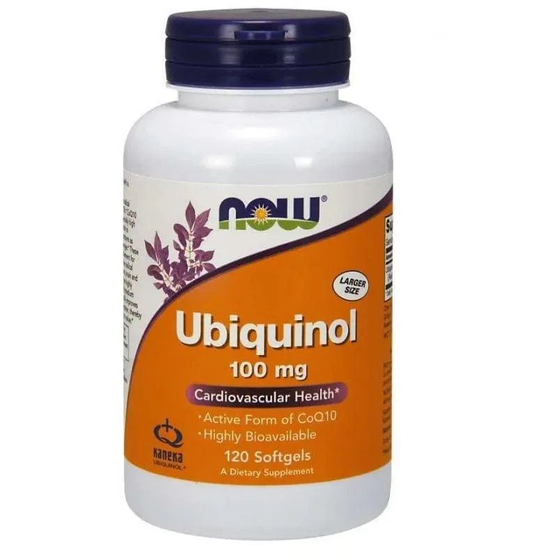 Now Foods Ubiquinol 100 mg - 120 Cápsulas