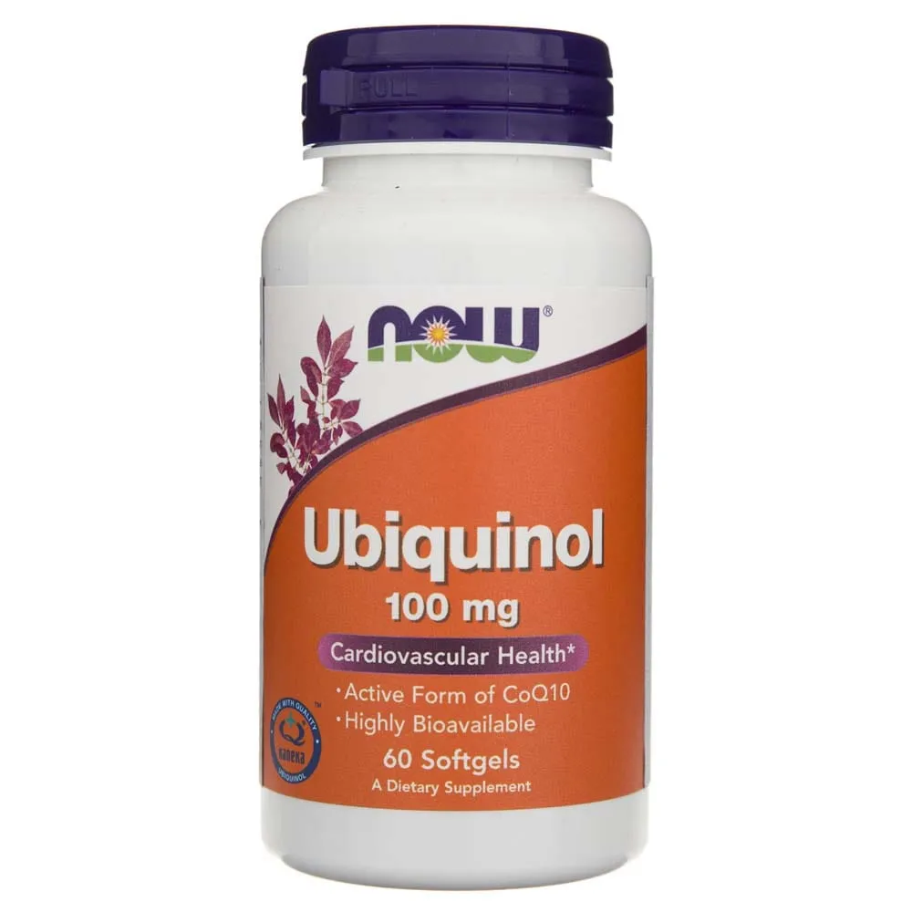 Now Foods Ubiquinol 100 mg - 60 Cápsulas blandas