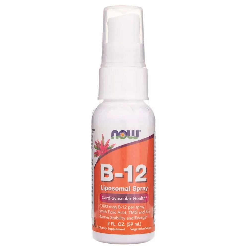Now Foods Vitamina B-12 Liposomal Spray - 59 ml