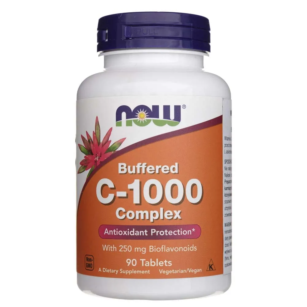 Now Foods Vitamina C-1000 Complejo, tamponado - 90 Tabletas