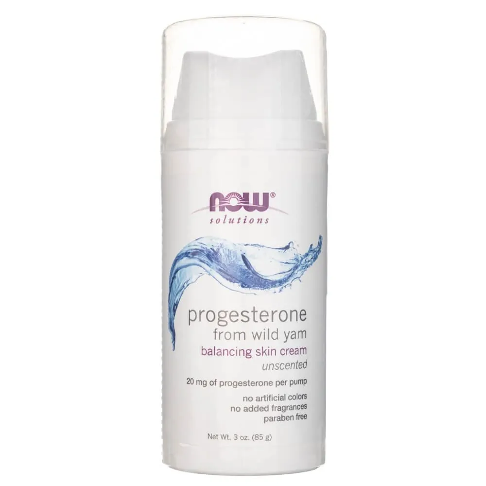 Now Solutions Crema de Progesterona de Ñame Silvestre - 85 g